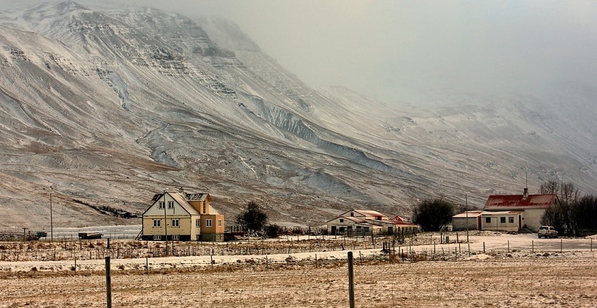 granja en islandia para alojarse