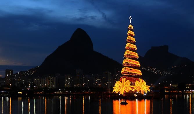arbol de navidad de Rio de Janeiro