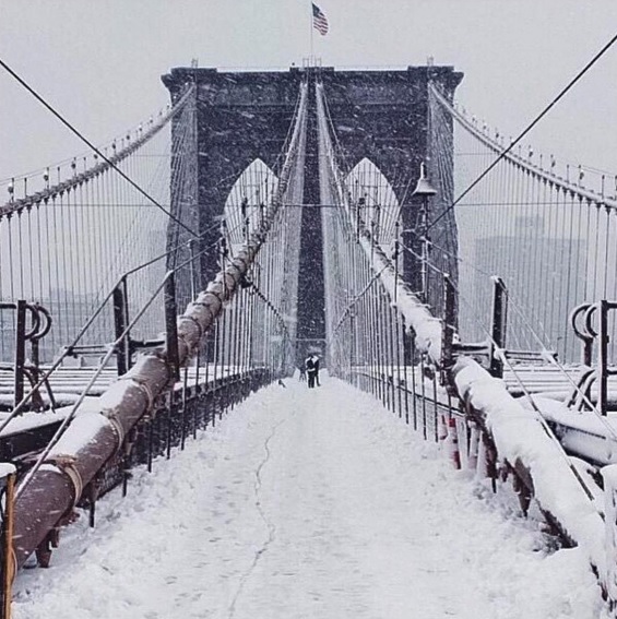 Nueva York en la tormenta de nieve