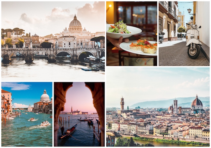 Italia Vistas de Roma y Venecia, Catedral de Florencia, idea genial de vacaciones que país visitar 