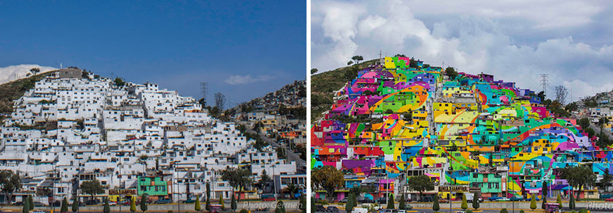 Barrio de Palmitas: antes y después