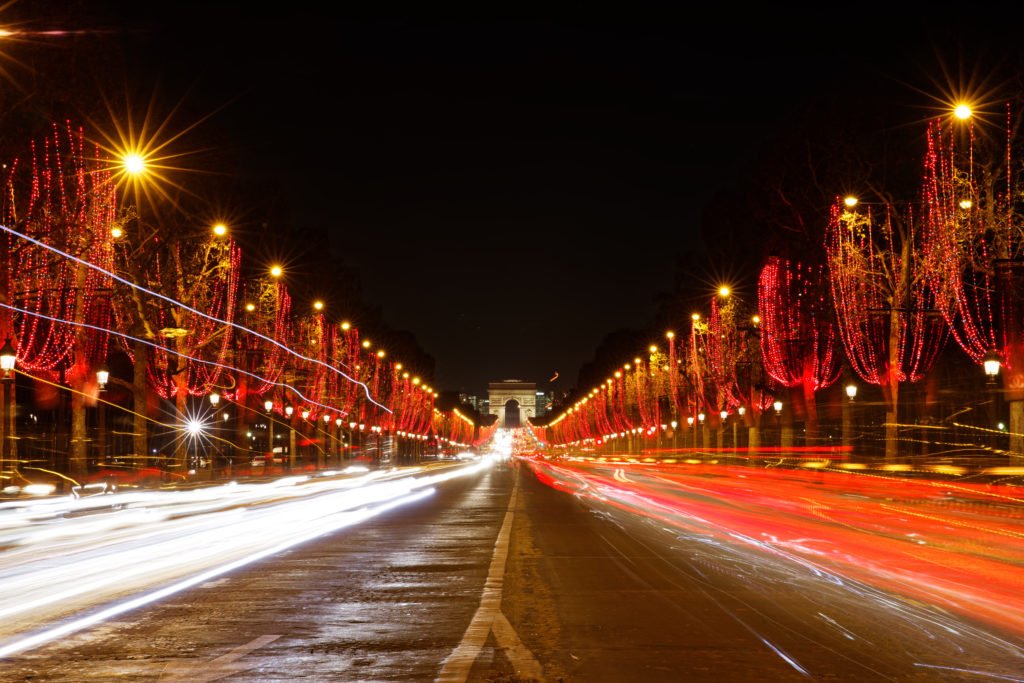 Luces de Navidad en París