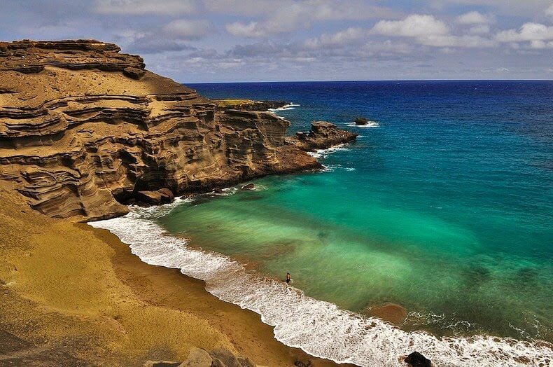 Papakolea Beach, Papakolea Beach, Green Sand, Hawai