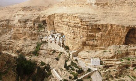Monasterio de San Jorge en el valle de Wadi Qelt