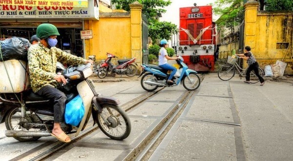 Vía de tren de Hanoi