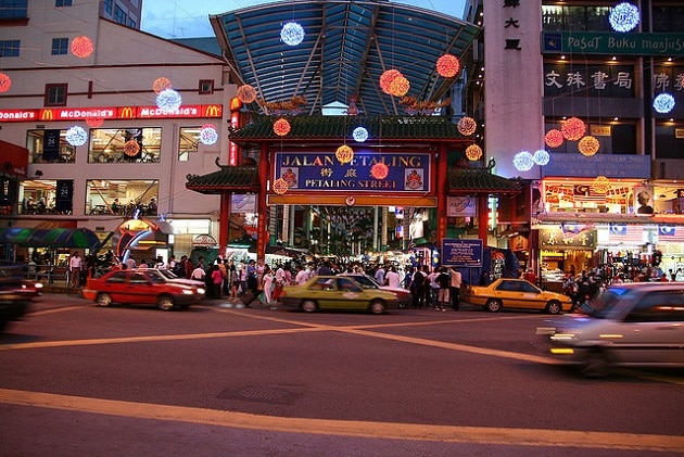 Barrio chino, Pentaling, Kuala Lumpur