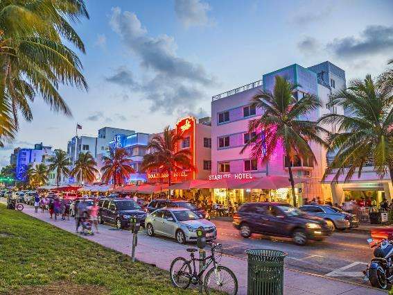 Vista del centro de South Beach, una de las mejores cosas que hacer en Miami