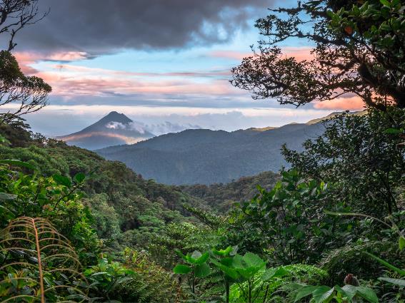Volcán y bosque Monteverde, uno de los mejores lugares para visitar en Costa Rica